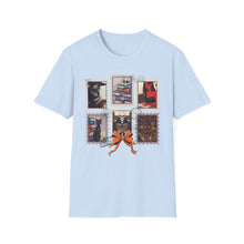Load image into Gallery viewer, Literary Cat Lover T-Shirt, Fun Gift for Book Lovers, Cozy Reading Tee, Perfect for Birthdays, Cat-Themed Casual Wear