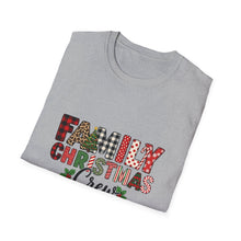 Load image into Gallery viewer, Family Christmas Crew 2025 Unisex T-Shirt, Holiday Apparel, Family Gathering Wear, Christmas Gift, Matching Family Shirts
