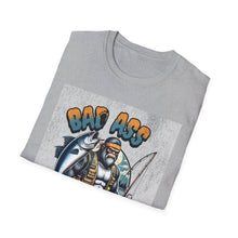 Load image into Gallery viewer, Bad Ass Fisherman Unisex T-Shirt, Fishing Gift, Casual Tee, Funny Shirt for Anglers, Outdoor Apparel, Best Fisherman Shirt