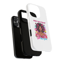 Load image into Gallery viewer, Inspirational Phone Case, Pray Wait Trust God Has a Plan, Spiritual Gift, Motivational Decor, Faith-Based Accessory