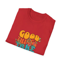 Load image into Gallery viewer, Good Vibes Unisex Softstyle T-Shirt - Perfect for Relaxation, Casual Wear, Unique Gift, Friendship, Positive Affirmation