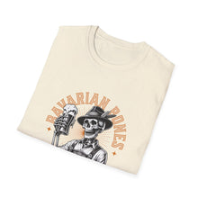 Load image into Gallery viewer, Rustic Skeleton T-Shirt, Graphic Tee for Day of the Dead, Casual Wear, Unique Gift, Halloween Shirt