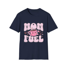 Load image into Gallery viewer, Mom Fuel T-Shirt, Cute Coffee Tee for Moms, Gift for Mother's Day, Casual Wear, Funny Mom Shirt, Unisex Softstyle T-Shirt
