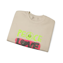 Load image into Gallery viewer, Peace Love Empathy Sweatshirt | Unisex Cozy Crewneck | Inspirational Gift | Casual Wear | Everyday Comfort