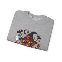 Load image into Gallery viewer, Halloween Dog Sweatshirt, Unisex Crewneck, Cozy Fall Apparel, Spooky Season Gift, Pet Lover's Top