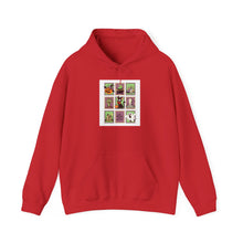 Load image into Gallery viewer, Botanical Collage Hoodie - Cozy Unisex Heavy Blend Sweatshirt, Gifts for Plant Lovers, Nature Lovers, Eco-Friendly Fashion, Unique Artwork