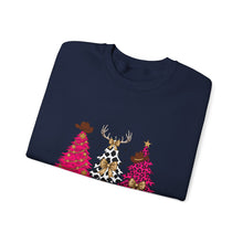 Load image into Gallery viewer, Festive Holiday Sweatshirt, Cozy Christmas Apparel, Unisex Crewneck, Cute Gift for Her/Him, Winter Wardrobe Essential, Seasonal Fashion