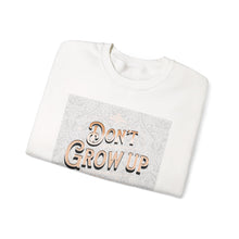 Load image into Gallery viewer, Don't Grow Up It's a Trap Crewneck Sweatshirt, Unisex Sweater, Funny Gift, Casual Wear, Comfortable Sweatshirt, Lighthearted Apparel