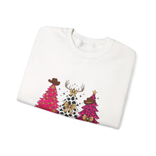 Load image into Gallery viewer, Festive Holiday Sweatshirt, Cozy Christmas Apparel, Unisex Crewneck, Cute Gift for Her/Him, Winter Wardrobe Essential, Seasonal Fashion