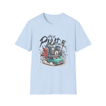 Load image into Gallery viewer, Hell Parade Graphic Tee, Unisex T-Shirt, Halloween Shirt, Spooky Vibe Apparel, Fun Shirt for Party, Casual Wear, Unique Gift