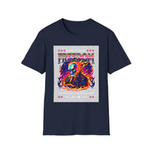 Load image into Gallery viewer, Freedom Graphic Tee for Rebels, Unisex Softstyle T-Shirt, Casual Wear, Gift for Independence Day, Alternative Fashion, Festival Outfit