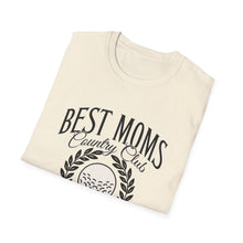 Load image into Gallery viewer, Best Moms Country Club T-Shirt, Gift for Moms, Funny T-Shirt, Mother's Day Gift, Casual Wear, Golf Lovers Tee