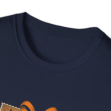 Load image into Gallery viewer, Halloween-Themed Unisex Softstyle T-Shirt, Spooky Graphic Tee, Trick or Treat Shirt, Fall Festival Apparel, Ghostly Vibe Wear