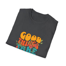 Load image into Gallery viewer, Good Vibes Unisex Softstyle T-Shirt - Perfect for Relaxation, Casual Wear, Unique Gift, Friendship, Positive Affirmation