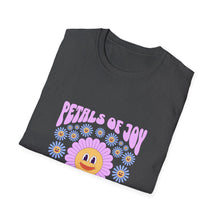Load image into Gallery viewer, Petals of Joy T-Shirt, Flower Graphic Tee, Positive Vibe Apparel, Unisex Casual Shirt, Spring/Summer Fashion, Gift for Friends
