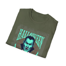 Load image into Gallery viewer, Halloween Vampire T-Shirt | Unisex Softstyle Tee, Spooky Shirt, Halloween Costume, Men's & Women's Apparel, Fun Gift