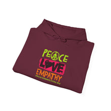 Load image into Gallery viewer, Peace Love Empathy Hoodie | Unisex Heavy Blend Sweatshirt for Comfort and Style, Ideal for Gift-Giving, Cozy Wear, and Everyday Use