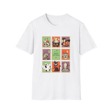 Load image into Gallery viewer, Halloween-Themed Unisex Softstyle T-Shirt: Spooky Fun for All Ages, Perfect for Parties, Celebrations, Trick or Treating, and Gifting!