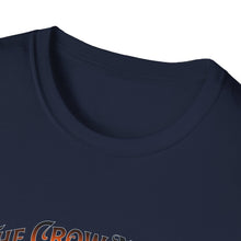 Load image into Gallery viewer, Halloween Crow Night Unisex T-Shirt, Spooky Graphic Tee, Gift for Halloween Lovers, Fall Fashion, Mens Womens Shirt