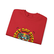 Load image into Gallery viewer, Tropical Vibe Crewneck Sweatshirt - Best Day Ever, Relax and Unwind, Bonfire Nights, Vacation Wear, Summer Nostalgia