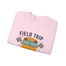 Load image into Gallery viewer, Field Trip Vibes Sweatshirt | Unisex Crewneck for Adventure Lovers, Casual Wear, School Events, Gifts for Students