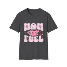 Load image into Gallery viewer, Mom Fuel T-Shirt, Cute Coffee Tee for Moms, Gift for Mother's Day, Casual Wear, Funny Mom Shirt, Unisex Softstyle T-Shirt