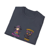 Load image into Gallery viewer, Kawaii Unisex Softstyle T-Shirt, Cute Tee, Japanese Style Shirt, Cozy Graphic Top, Fun Anime Fashion