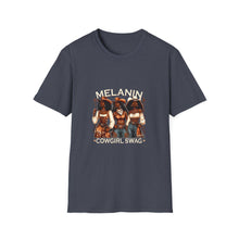 Load image into Gallery viewer, Melanin Goddess Unisex Softstyle T-Shirt, Casual Wear, Affirmation Tee, Gift for Her, Summer Essential, Black Woman Pride Shirt