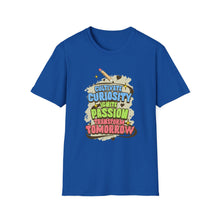 Load image into Gallery viewer, Curiosity & Passion T-Shirt, Unisex Softstyle Tee, Inspirational Gift, Motivational Shirt, Education Apparel, Youth Empowerment