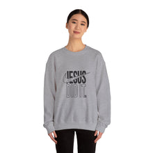 Load image into Gallery viewer, Jesus Did It Sweatshirt | Unisex Heavy Blend Crewneck | Faith Inspired Apparel, Christian Gift, Casual Wear, Motivational Sweater