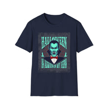 Load image into Gallery viewer, Halloween Vampire T-Shirt | Unisex Softstyle Tee, Spooky Shirt, Halloween Costume, Men's & Women's Apparel, Fun Gift