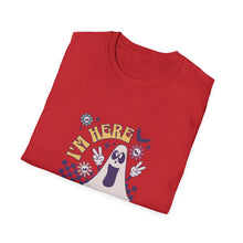 Load image into Gallery viewer, Halloween Ghost T-Shirt, Unisex Softstyle, Funny Boo Shirt, Halloween Costume, Spooky Season Apparel, Gift for Ghost Lovers