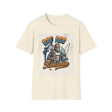 Load image into Gallery viewer, Bad Ass Fisherman Unisex T-Shirt, Fishing Gift, Casual Tee, Funny Shirt for Anglers, Outdoor Apparel, Best Fisherman Shirt