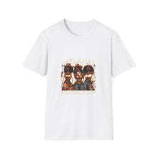 Load image into Gallery viewer, Melanin Goddess Unisex Softstyle T-Shirt, Casual Wear, Affirmation Tee, Gift for Her, Summer Essential, Black Woman Pride Shirt