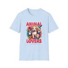 Load image into Gallery viewer, Animal Lovers Unisex T-Shirt | Perfect Gift for Pet Owners, Casual Wear, Animal Rescue Events, Birthdays, and More