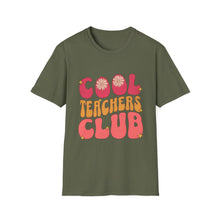Load image into Gallery viewer, Cool Teachers Club T-Shirt, Teacher Appreciation Gift, Back-to-School Shirt, Fun Teacher Tee, Casual Classroom Attire