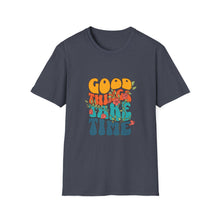 Load image into Gallery viewer, Good Vibes Unisex Softstyle T-Shirt - Perfect for Relaxation, Casual Wear, Unique Gift, Friendship, Positive Affirmation