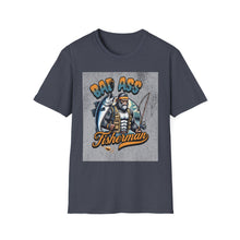 Load image into Gallery viewer, Bad Ass Fisherman Unisex T-Shirt, Fishing Gift, Casual Tee, Funny Shirt for Anglers, Outdoor Apparel, Best Fisherman Shirt