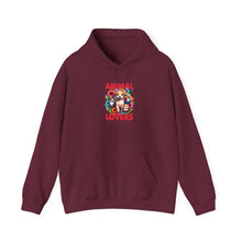 Load image into Gallery viewer, Animal Lovers Heavy Blend Hoodie | Cozy Sweatshirt for Animal Enthusiasts, Gift for Pet Lovers, Fun Casual Wear, Unique Animal Apparel