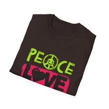 Load image into Gallery viewer, Peace Love Empathy T-Shirt, Unisex Graphic Tee for Everyday Wear, Perfect for Kindness Day, Gift for Friends, Casual Comfort Shirt