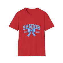 Load image into Gallery viewer, Senior T-Shirt, Graduation Gift, Class of 2026, Unisex Tee, Softstyle Shirt, Senior Year Celebration, Proud Graduate Merch