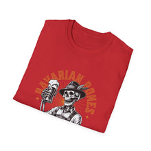 Load image into Gallery viewer, Rustic Skeleton T-Shirt, Graphic Tee for Day of the Dead, Casual Wear, Unique Gift, Halloween Shirt