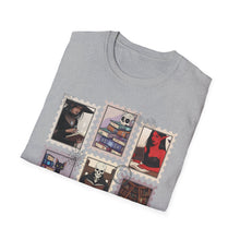 Load image into Gallery viewer, Literary Cat Lover T-Shirt, Fun Gift for Book Lovers, Cozy Reading Tee, Perfect for Birthdays, Cat-Themed Casual Wear