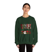 Load image into Gallery viewer, Festive Family Christmas Sweatshirt - Perfect for Holiday Gatherings, Family Photos, Gift, Cozy Wear, 2025 Style