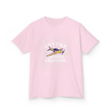 Load image into Gallery viewer, Kids Airplane Tee - Fun Outdoor Gear for Adventures, Birthday Gift, Summer Wardrobe, Travel Tee, Cloudy Day Playwear
