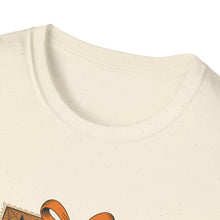 Load image into Gallery viewer, Halloween-Themed Unisex Softstyle T-Shirt, Spooky Graphic Tee, Trick or Treat Shirt, Fall Festival Apparel, Ghostly Vibe Wear