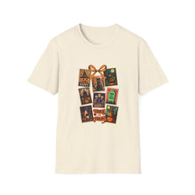 Load image into Gallery viewer, Halloween-Themed Unisex Softstyle T-Shirt, Spooky Graphic Tee, Trick or Treat Shirt, Fall Festival Apparel, Ghostly Vibe Wear