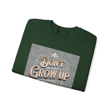 Load image into Gallery viewer, Don't Grow Up It's a Trap Crewneck Sweatshirt, Unisex Sweater, Funny Gift, Casual Wear, Comfortable Sweatshirt, Lighthearted Apparel
