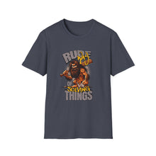 Load image into Gallery viewer, Rude of Solving Things Unisex Softstyle T-Shirt | Fun Graphic Tee for Humor Lovers, Casual Wear, Gifts, Everyday Outfits, Birthday Present