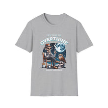 Load image into Gallery viewer, Skull & Moon Graphic T-Shirt, Unisex Halloween Tee, Cute Skeleton Apparel, Perfect for Fall, Spooky Vibes Fashion